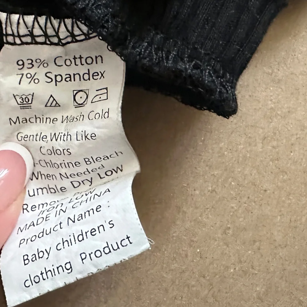 Black Ribbed Cardigan - Picture 3 of 3